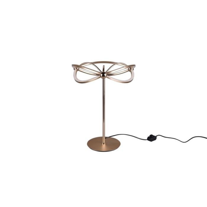 Messing Tischleuchte Modern, Remy, 20W, 3000K LED, mit Schalter