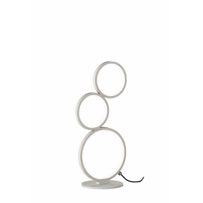 Weiße Tischleuchte Modern, Robon, 17W, 3000K LED, mit Schalter