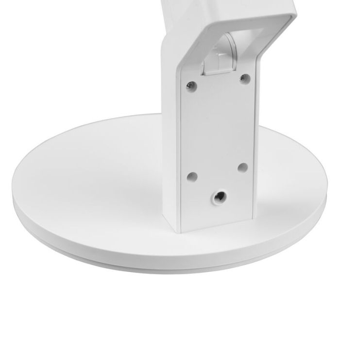 Weiße Schreibtischlampe Modern, Lindi, 5W, warm- bis kaltweiß einstellbare LED, mit Touch-Dimmer