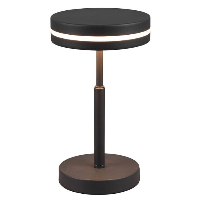 Anthrazit Tischleuchte Modern, Marjon, 6W, 3000K LED, mit Schalter