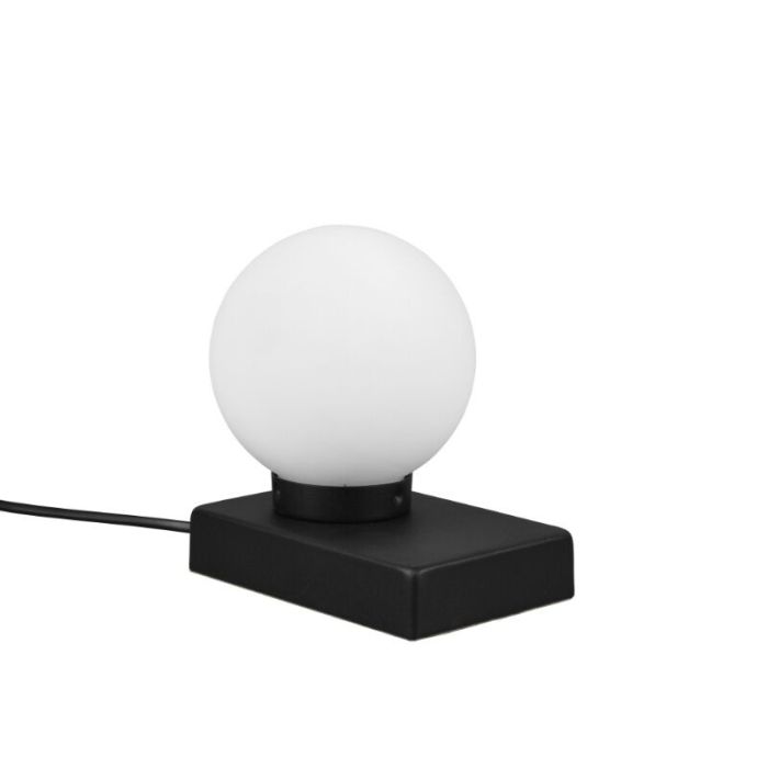 Schwarze Tischleuchte Modern, Jullian, mit Schalter
