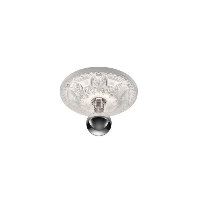 Gips Deckenlampe Weiß, Mandisa