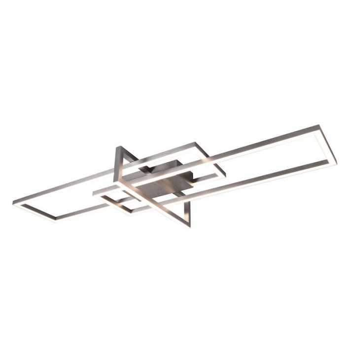 Nickel Deckenlampe Modern, Hatun, 34W, 3000K LED