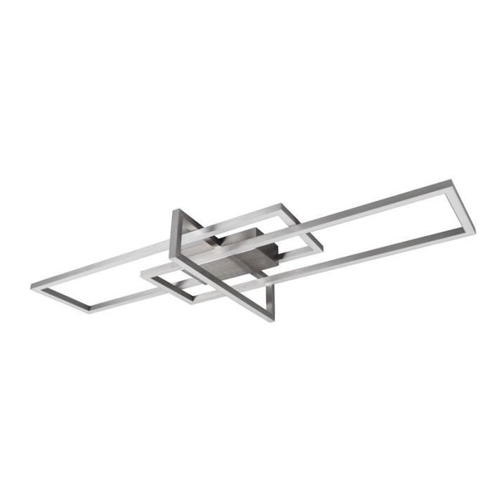 Nickel Deckenlampe Modern, Hatun, 34W, 3000K LED