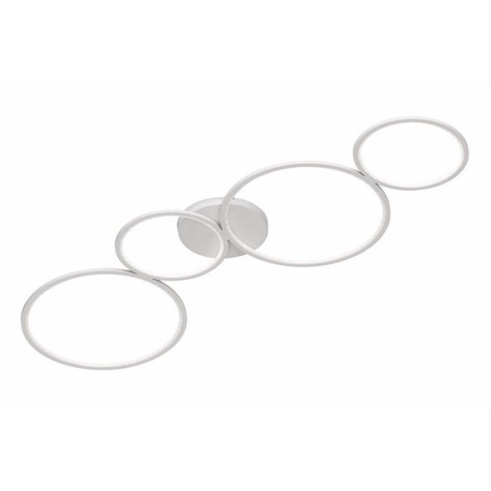 Weiße Deckenlampe Modern, Robon, 37W, 3000K LED