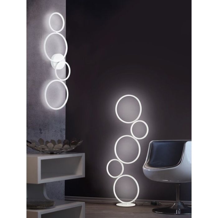 Weiße Deckenlampe Modern, Robon, 37W, 3000K LED