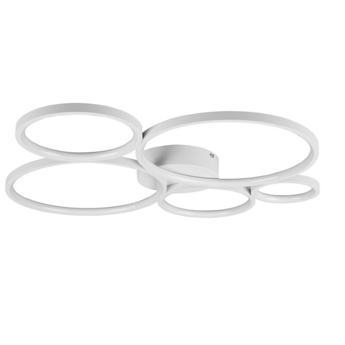 Weiße Deckenlampe Modern, Robon, 49W, 3000K LED