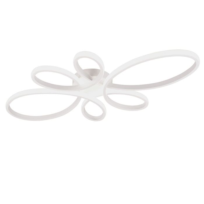 Weiße Deckenleuchte Design, Vikash, 32W, 4000K LED, 3-stufig dimmbar