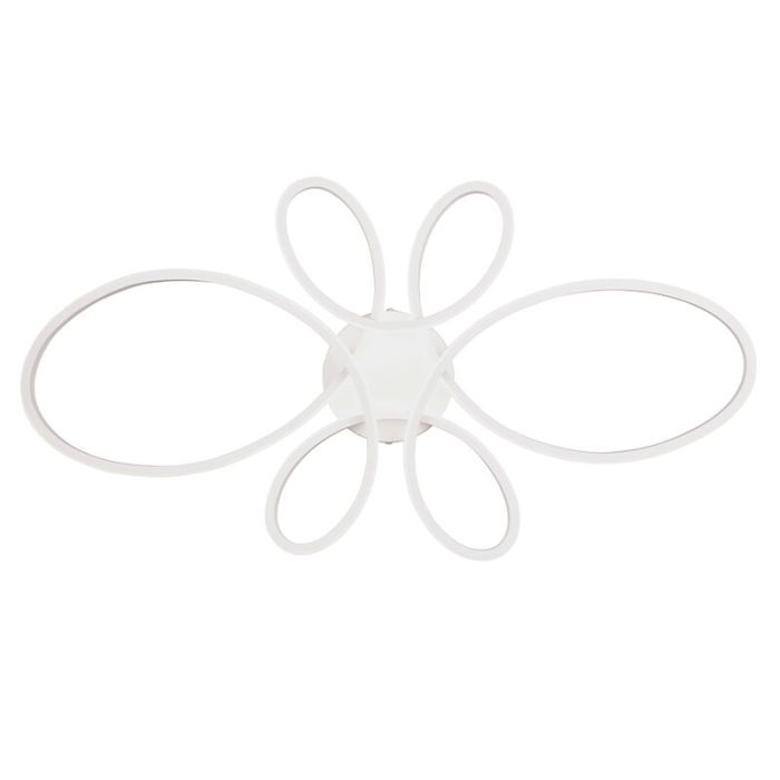 Weiße Deckenleuchte Design, Vikash, 32W, 4000K LED, 3-stufig dimmbar