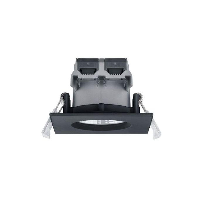 Schwarze Badezimmer Einbaustrahler Modern, Iman, 5W, 3000K LED, IP65
