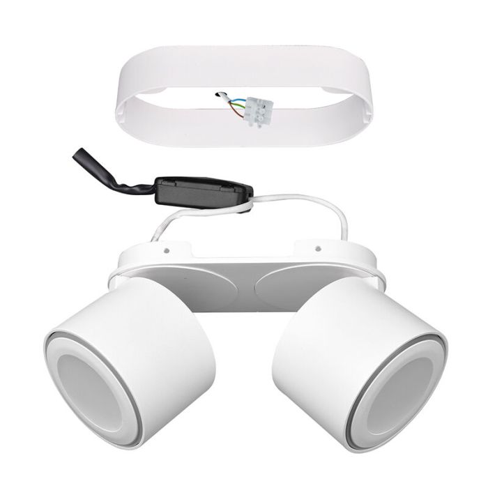 Weiße Deckenlampe Modern, Jorno, 3,5W, 3000K LED