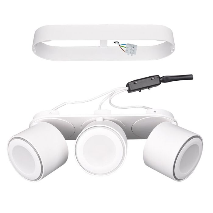 Weiße Deckenlampe Modern, Jorno, 3,5W, 3000K LED