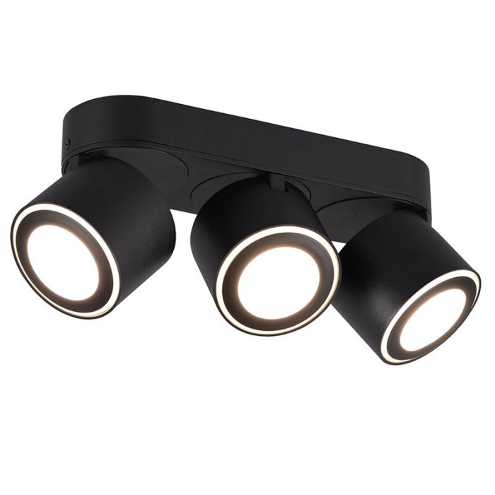 Schwarze Deckenlampe Modern, Jorno, 3,5W, 3000K LED