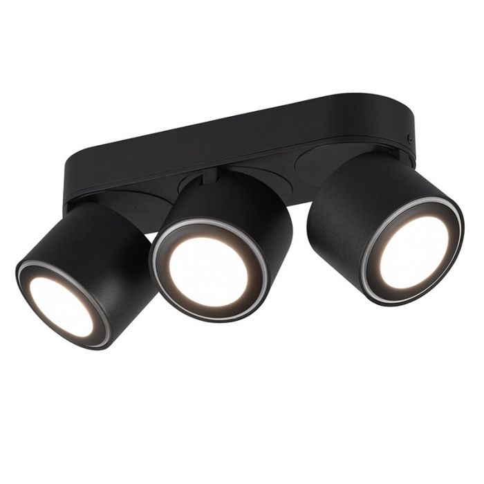 Schwarze Deckenlampe Modern, Jorno, 3,5W, 3000K LED