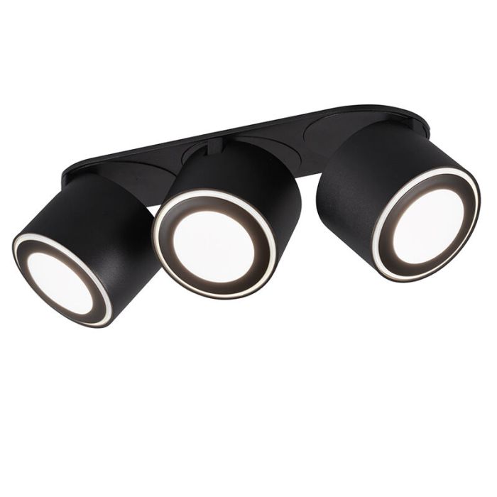 Schwarze Deckenlampe Modern, Jorno, 3,5W, 3000K LED
