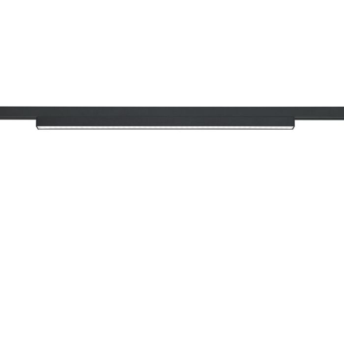 Schwarze Klemmlampe Chloe für 2-Phasen-Schienenbeleuchtung