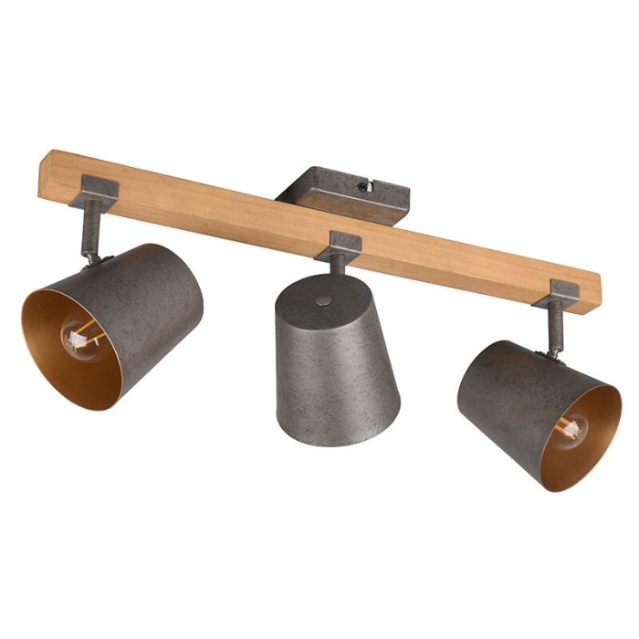 Nickel Deckenstrahler Vintage, Keira
