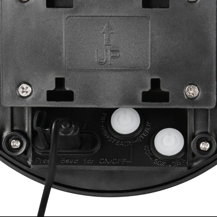 Schwarze Solar Außen Wandleuchte Modern, Mutlu, 8W, 4000K LED, IP44