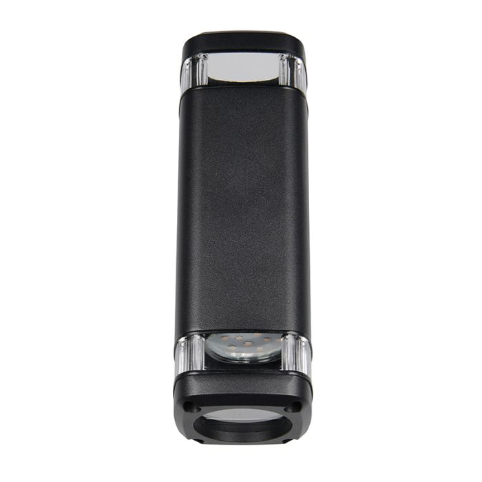 Schwarze Up down Wandleuchte Modern, Poonam, IP44