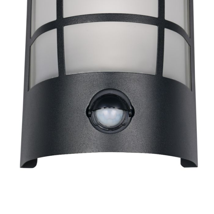 Schwarze Außen Wandleuchte mit Bewegungsmelder Modern, Ratna