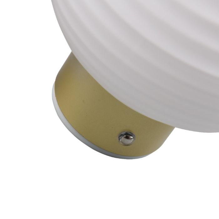 Messing aufladbare Wandleuchte Modern, Walid, 1,5W, 3000K LED, 3-stufig dimmbar