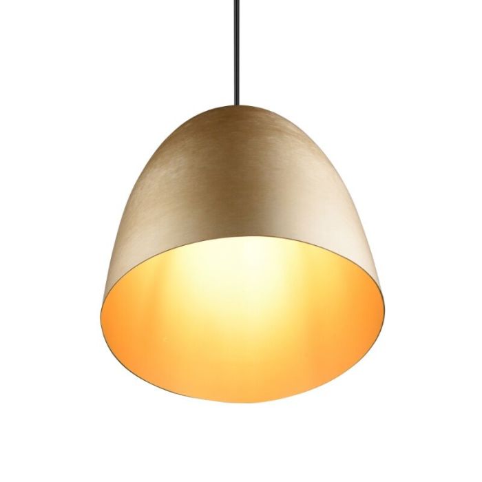 Messing Pendelleuchte Halbkugel Modern, Ingmar