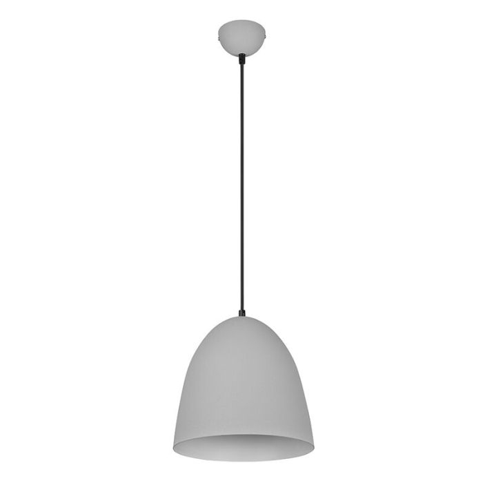 Graue Pendelleuchte Halbkugel Modern, Ingmar