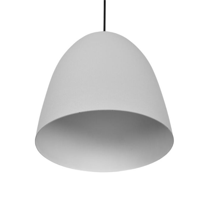 Graue Pendelleuchte Halbkugel Modern, Ingmar