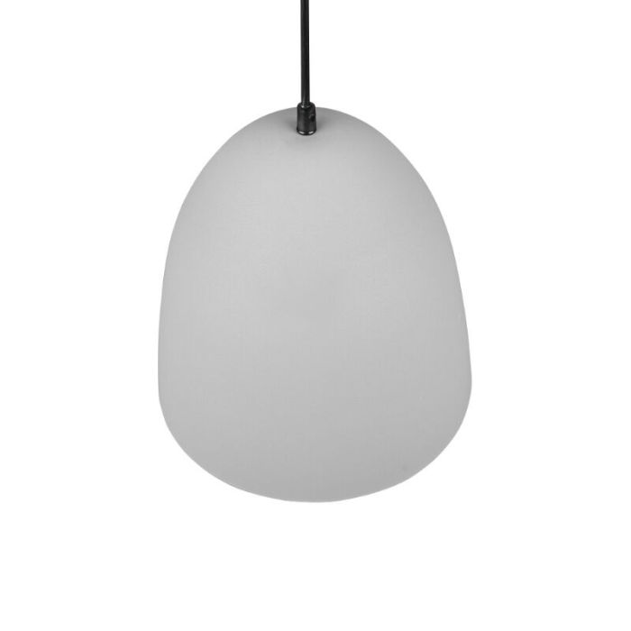 Graue Pendelleuchte Halbkugel Modern, Ingmar