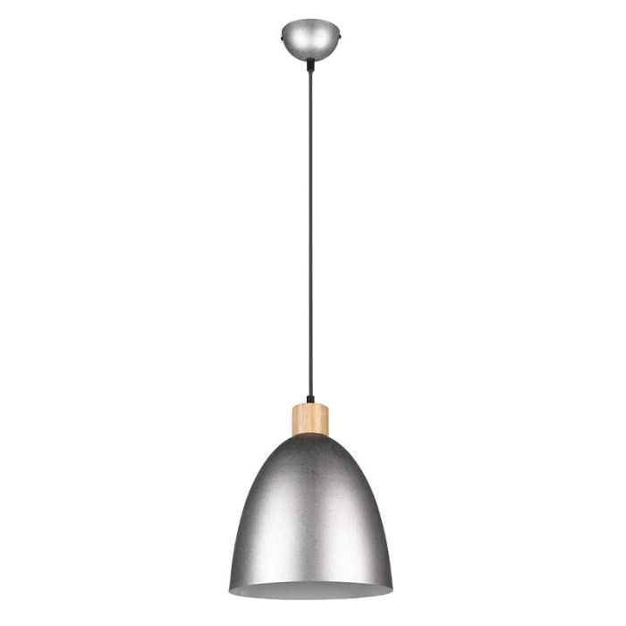 Nickel Pendelleuchte Metall, Casparus