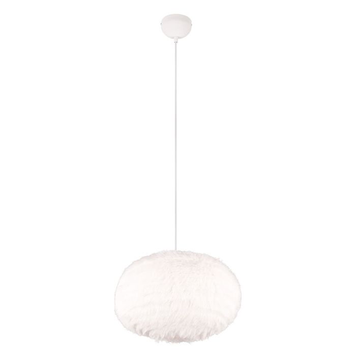Beige Pendelleuchte Stoff, Vijay
