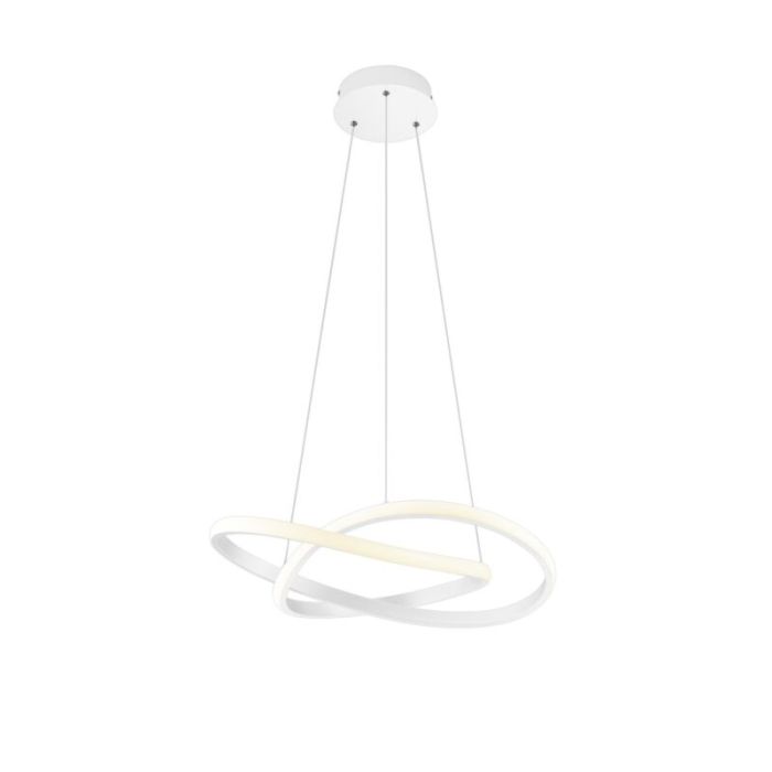 Weiße Pendelleuchte Modern, Aby, 27W, 4000K LED
