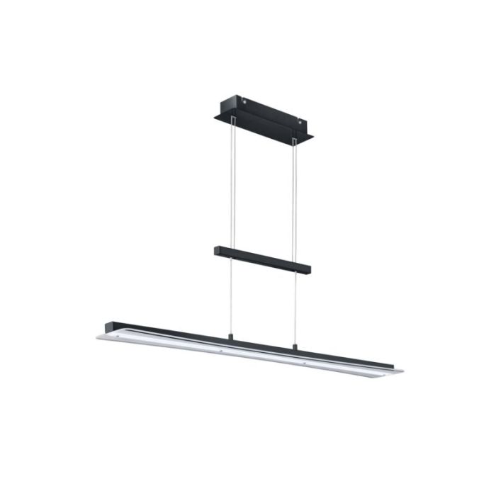 Schwarze Pendelleuchte Modern, Port, 18W, warm- bis kaltweiß einstellbare LED
