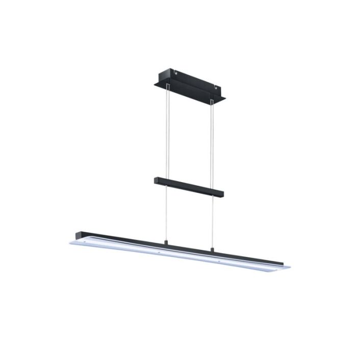 Schwarze Pendelleuchte Modern, Port, 18W, warm- bis kaltweiß einstellbare LED