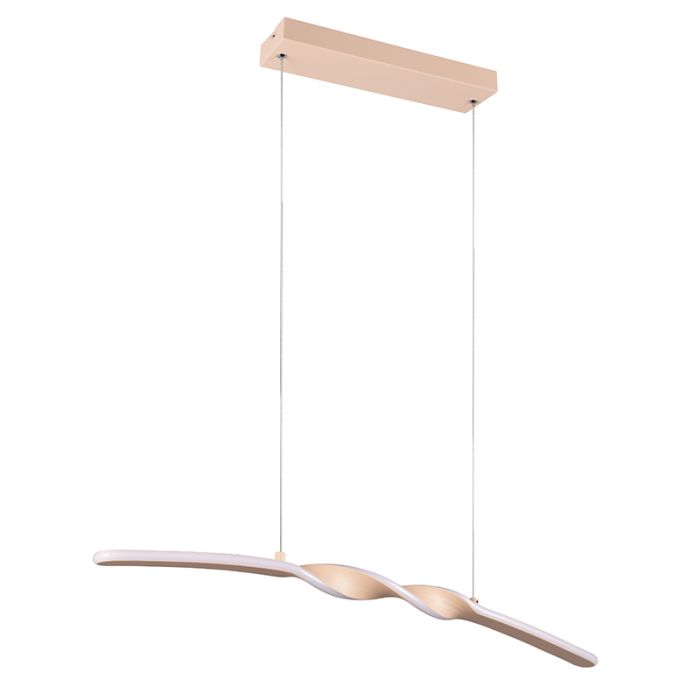 Braune Pendelleuchte Design, Quirinus, 18W, 4000K LED