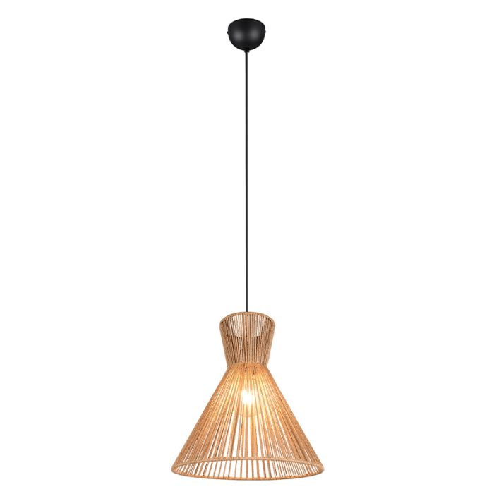 Papier Pendelleuchte Braun, Ramazan