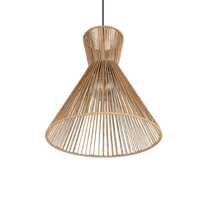 Papier Pendelleuchte Braun, Ramazan