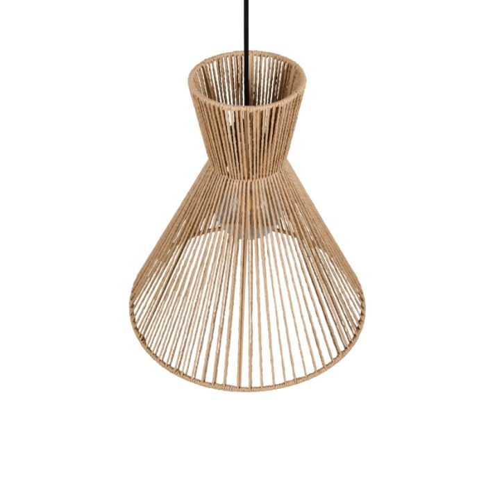Papier Pendelleuchte Braun, Ramazan