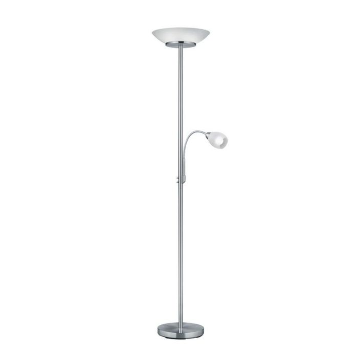 Nickel Leselampe Stehlampe Modern, Larry