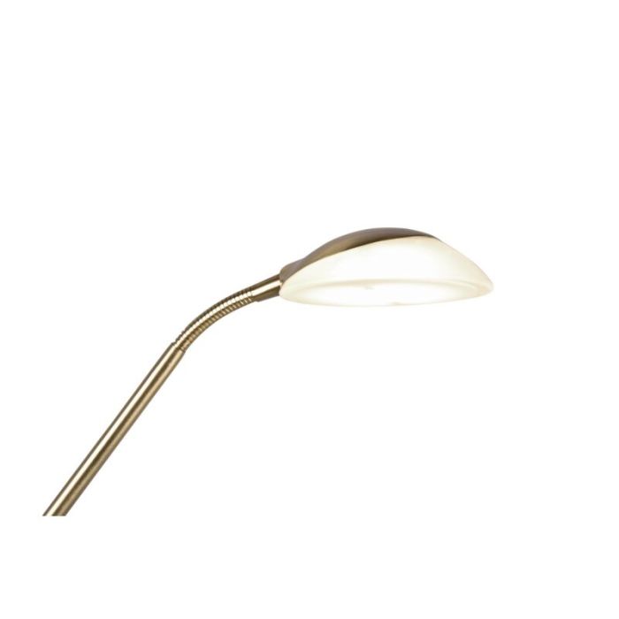 Messing Leselampe Stehlampe Modern, Fredrika, 27W, 3000K LED, mit Touch-Dimmer