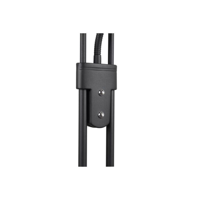 Schwarze Leselampe Stehlampe Modern, Fredrika, 27W, 3000K LED, mit Touch-Dimmer