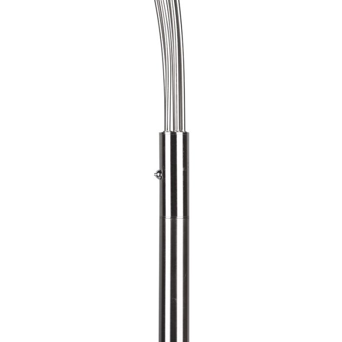 Nickel Stehlampe Modern, Ekram, 3,5W, 3000K LED, mit Schalter