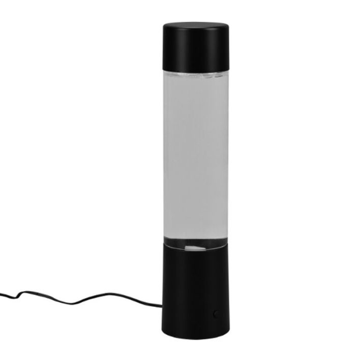 Schwarze Tischleuchte Modern, Mehdi, 1W, RGB LED, mit Schalter