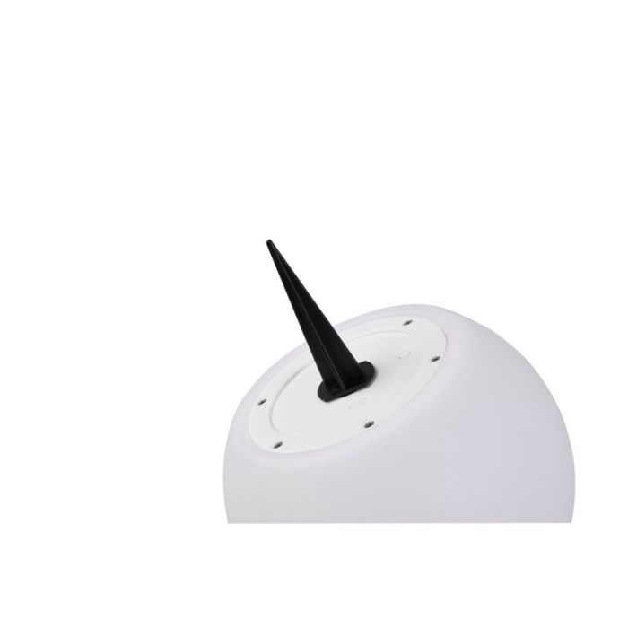Weiße Solar Außenstrahler Modern, Yavuz, 0,5W, RGBW LED, IP67, mit Fernbedienung