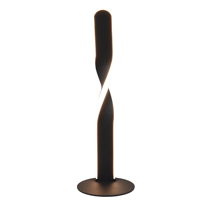 Schwarze Tischleuchte Design, Quirinus, 10W, 4000K LED, mit Schalter