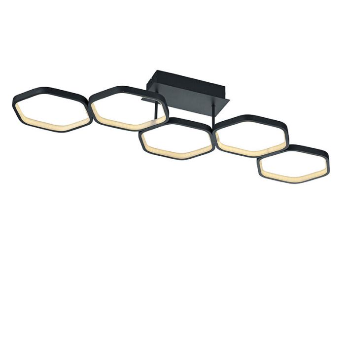 Anthrazit Deckenlampe Modern, Shaka, 24W, 3000K LED