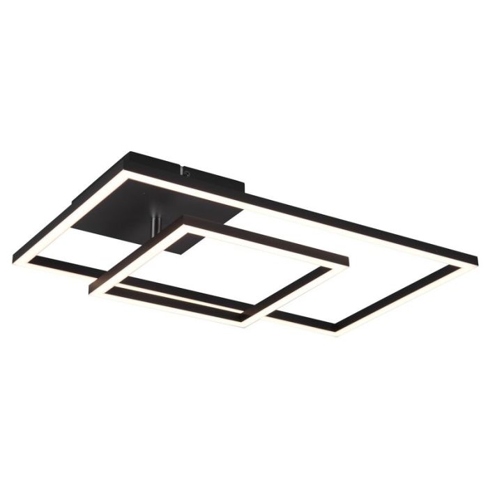 Schwarze Deckenlampe Modern, Binc, 25W, 4000K LED, 3-stufig dimmbar