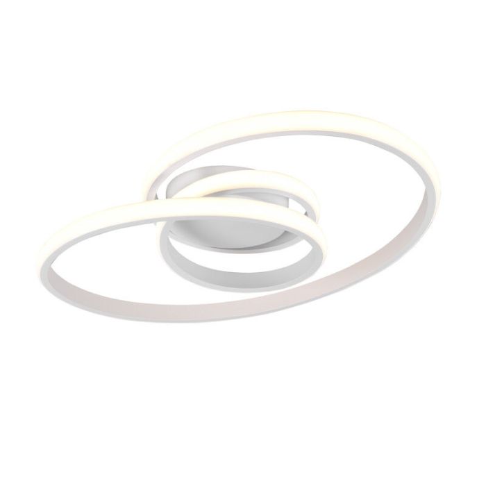 Weiße Deckenlampe Modern, Jonny, 18,5W, 4000K LED, 3-stufig dimmbar