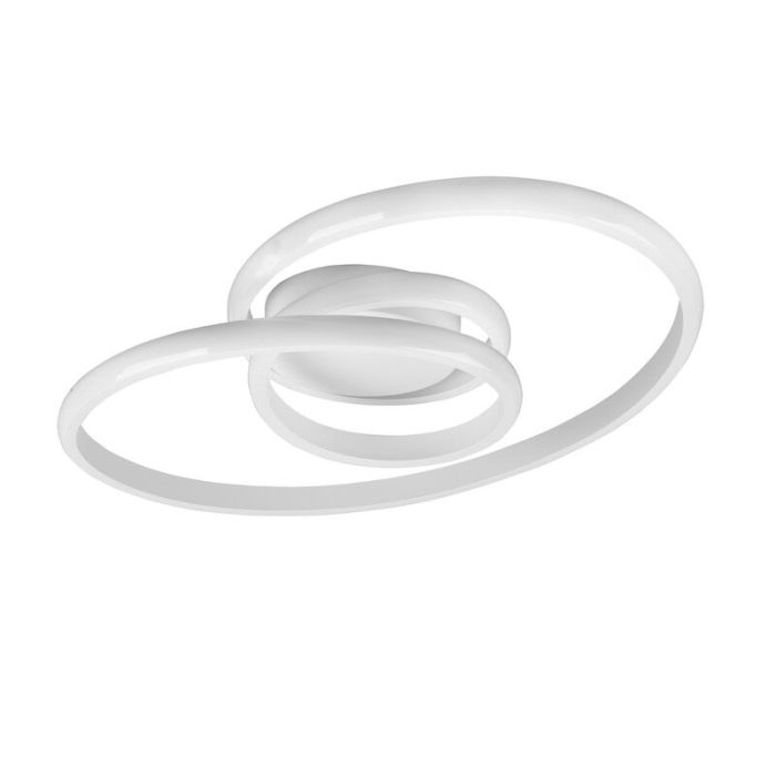 Weiße Deckenlampe Modern, Jonny, 18,5W, 4000K LED, 3-stufig dimmbar