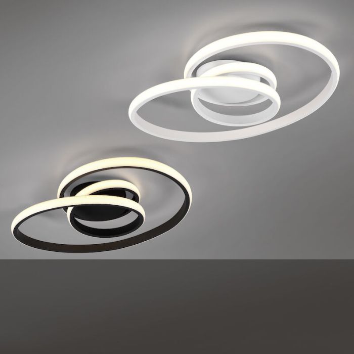Weiße Deckenlampe Modern, Jonny, 18,5W, 4000K LED, 3-stufig dimmbar